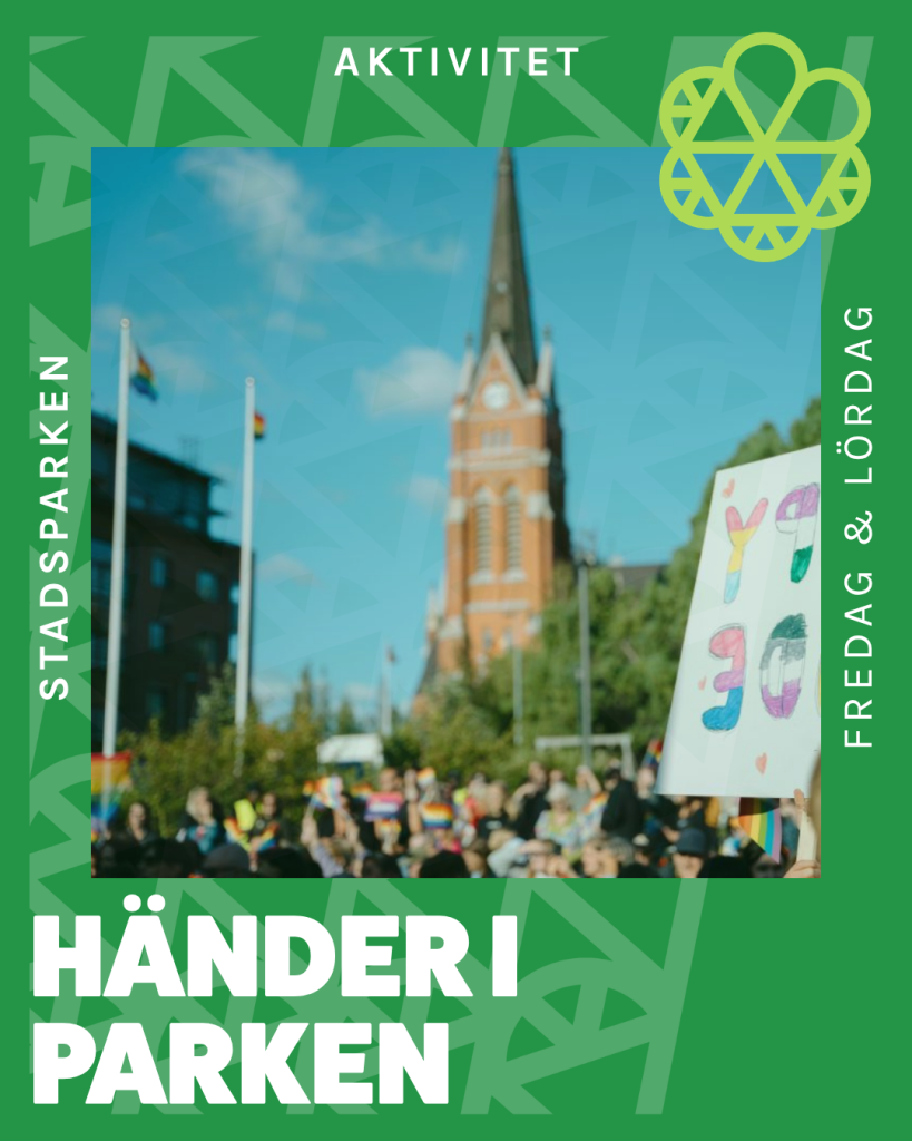 Händer i parken