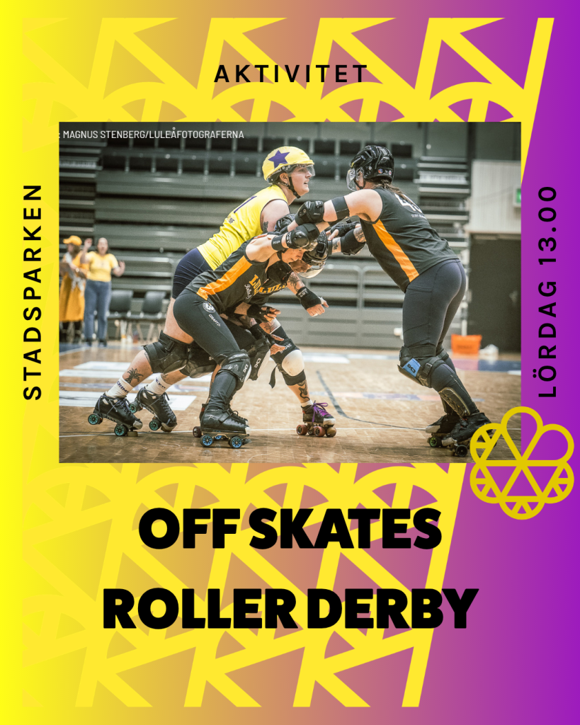 Testa roller derby på Luleå Pride